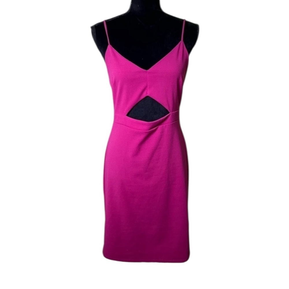Lulus Women’s‎ Pink Cutout Front Tank Dress Large